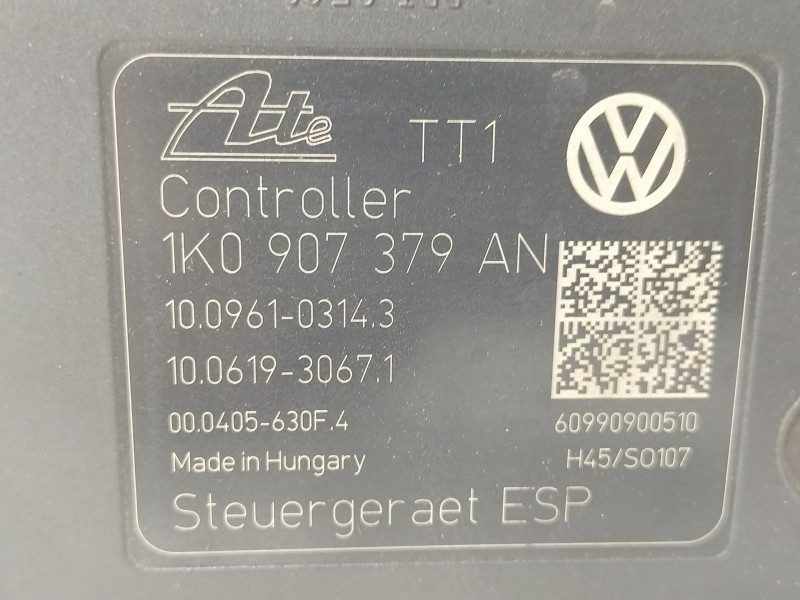 Recambio de abs para skoda octavia ii (1z3) 1.9 tdi referencia OEM IAM 1K0614517BJ  