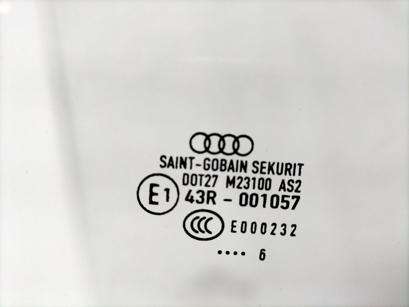 Recambio de luna trasera derecha para audi a3 sportback (8p) 1.9 tdi attraction referencia OEM IAM 5 puertas  