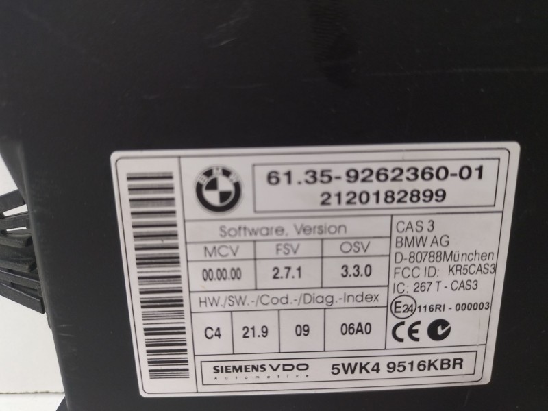 Recambio de modulo electronico para mini mini (r50, r53) one referencia OEM IAM 6135926236001  