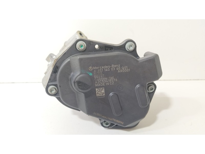 Recambio de valvula egr para mercedes-benz clase e (w212) e 200 cdi / bluetec (212.005, 212.006) referencia OEM IAM A6511400360 