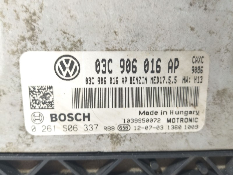 Recambio de centralita motor uce para seat leon (1p1) 1.4 tsi referencia OEM IAM 03C906016AP  