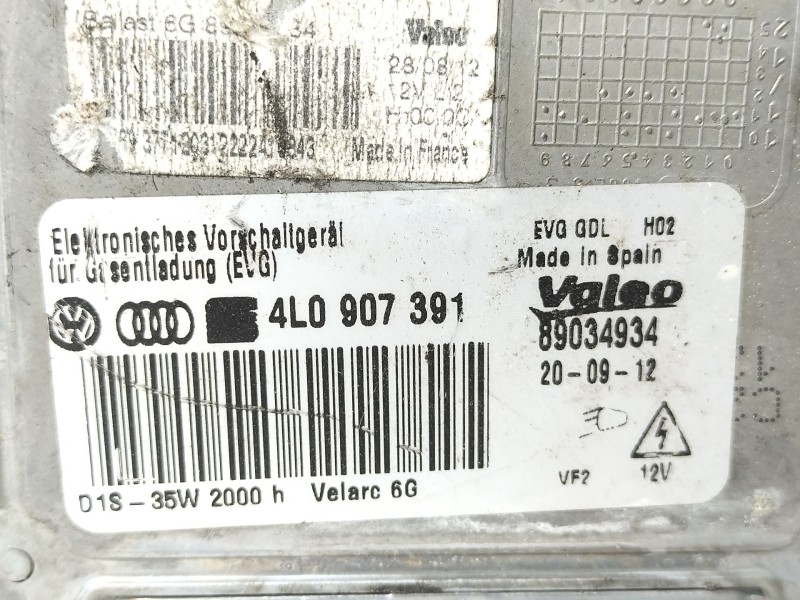 Recambio de modulo electronico para seat leon (1p1) 1.4 tsi referencia OEM IAM 4L0907391  