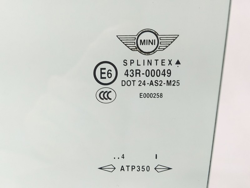 Recambio de luna delantera izquierda para mini mini (r50, r53) one referencia OEM IAM 51337130909  