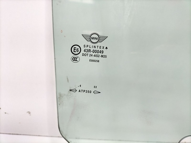 Recambio de luna delantera derecha para mini mini (r50, r53) one referencia OEM IAM 51337130910  