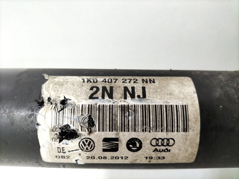 Recambio de transmision delantera derecha para seat leon (1p1) 1.4 tsi referencia OEM IAM 1K0407272NN  