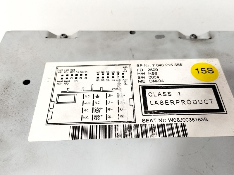 Recambio de pantalla multifuncion para seat ibiza iv sc (6j1, 6p5) 1.4 referencia OEM IAM 6J0035153B  