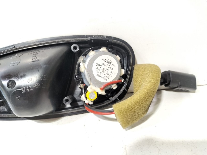 Recambio de maneta interior delantera derecha para seat leon (1p1) 1.4 tsi referencia OEM IAM 5P0837114  