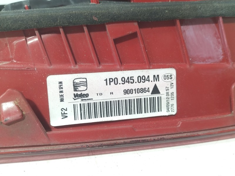 Recambio de piloto trasero derecho interior para seat leon (1p1) 1.4 tsi referencia OEM IAM 1P0945094M  