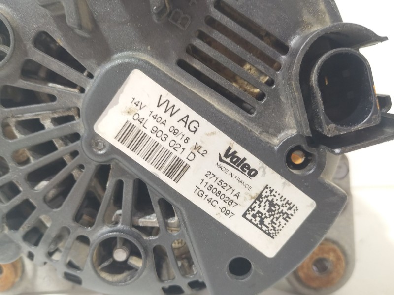 Recambio de alternador para volkswagen golf vii (5g1, bq1, be1, be2) 1.6 tdi referencia OEM IAM 04L903021D  