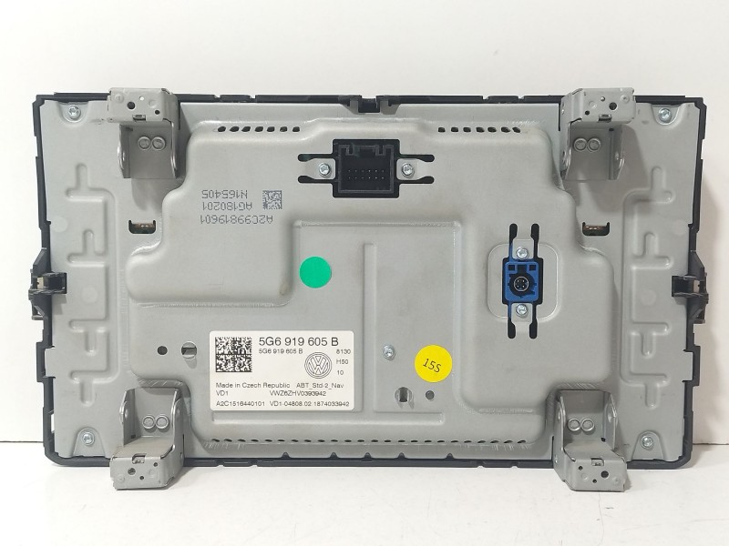 Recambio de pantalla multifuncion para volkswagen golf vii (5g1, bq1, be1, be2) 1.6 tdi referencia OEM IAM 5G6919605B  