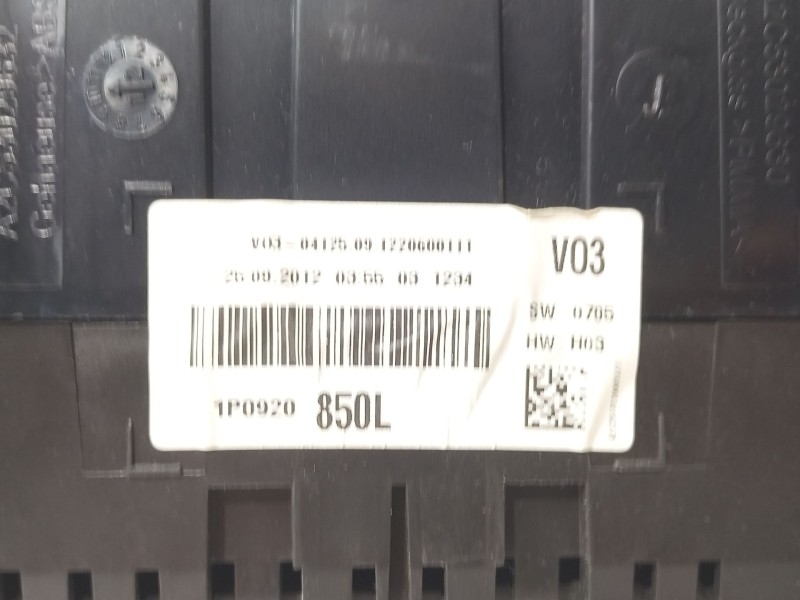 Recambio de cuadro instrumentos para seat leon (1p1) 1.4 tsi referencia OEM IAM 1P0920850L  