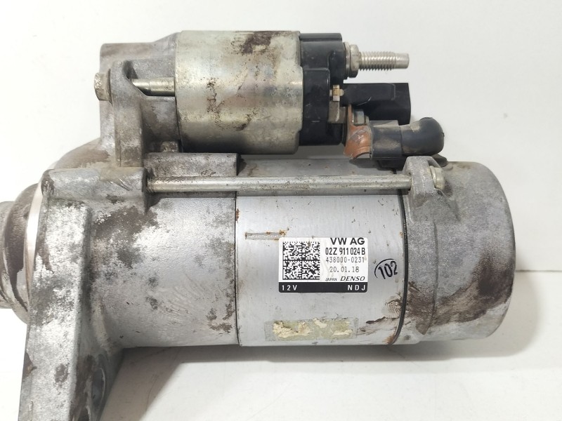 Recambio de motor arranque para volkswagen golf vii (5g1, bq1, be1, be2) 1.6 tdi referencia OEM IAM 02Z911024B  