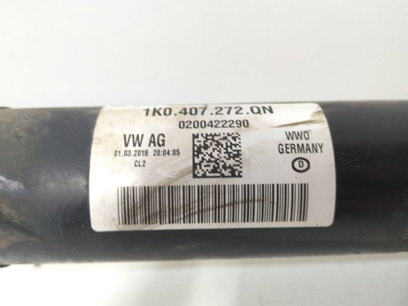 Recambio de transmision delantera derecha para volkswagen golf vii (5g1, bq1, be1, be2) 1.6 tdi referencia OEM IAM 1K0407272QN  