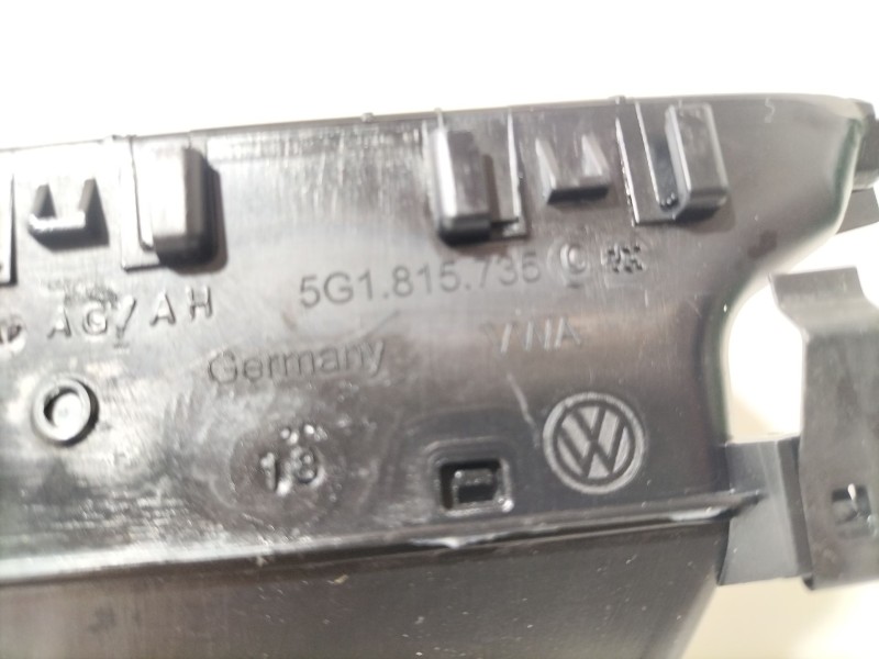 Recambio de aireador de salpicadero para volkswagen golf vii (5g1, bq1, be1, be2) 1.6 tdi referencia OEM IAM 5G1815736  