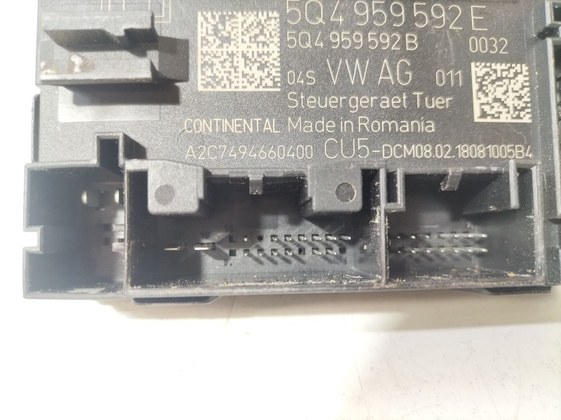 Recambio de modulo electronico para volkswagen golf vii (5g1, bq1, be1, be2) 1.6 tdi referencia OEM IAM 5Q4959592E  