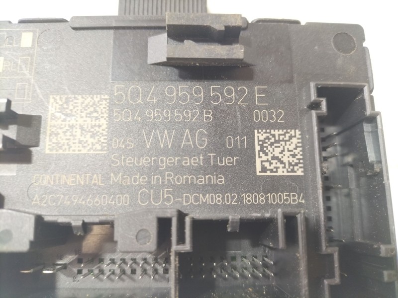 Recambio de modulo electronico para volkswagen golf vii (5g1, bq1, be1, be2) 1.6 tdi referencia OEM IAM 5Q4959592E  