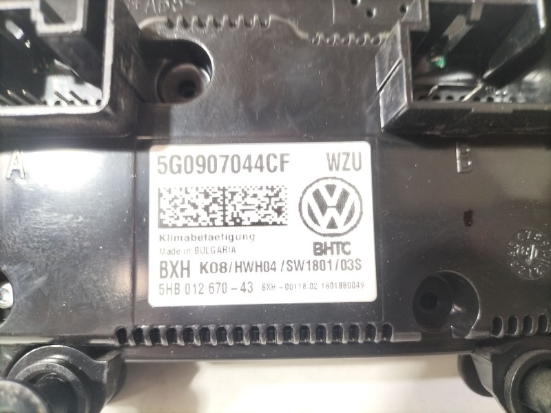 Recambio de mando climatizador para volkswagen golf vii (5g1, bq1, be1, be2) 1.6 tdi referencia OEM IAM 5G0907044CF  