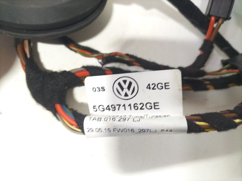 Recambio de cableado electrico de puerta para volkswagen golf vii (5g1, bq1, be1, be2) 1.6 tdi referencia OEM IAM 5G4971162GE  