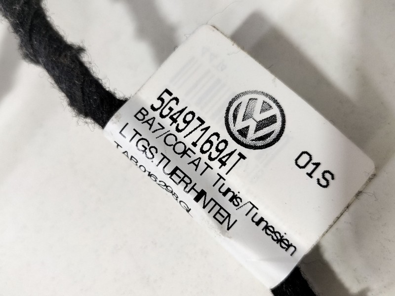 Recambio de cableado electrico de puerta para volkswagen golf vii (5g1, bq1, be1, be2) 1.6 tdi referencia OEM IAM 5G4971694T  