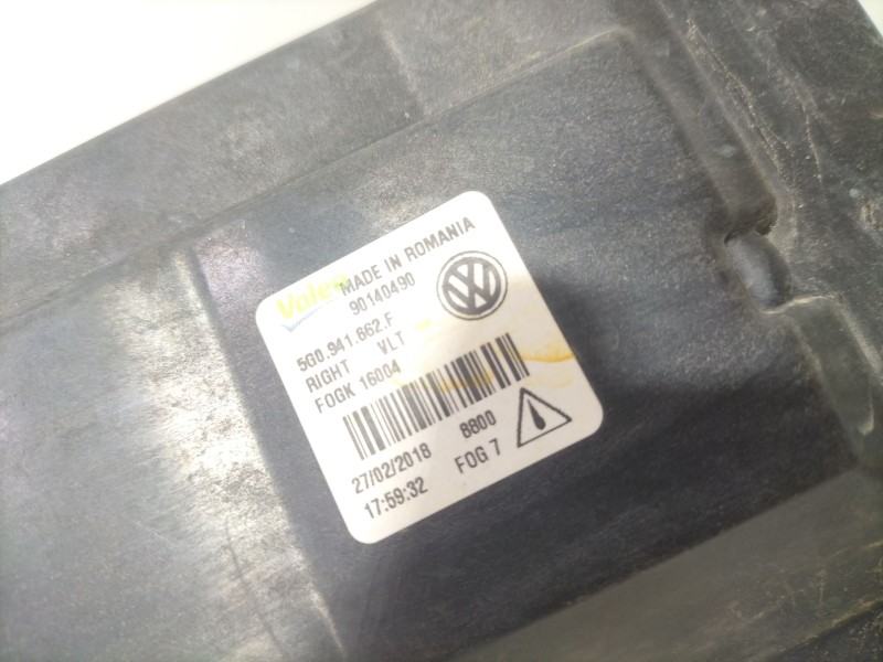 Recambio de faro antiniebla derecho para volkswagen golf vii (5g1, bq1, be1, be2) 1.6 tdi referencia OEM IAM 5G0941662F  