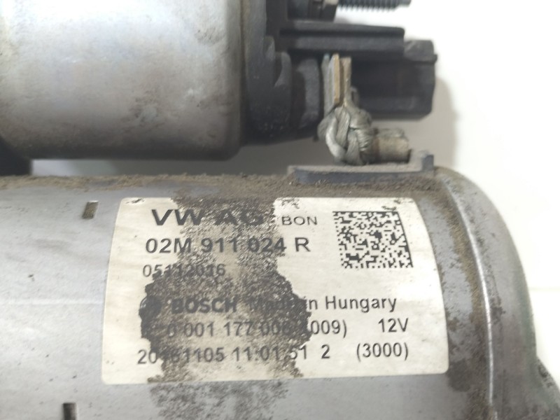 Recambio de motor arranque para seat ibiza iv st (6j8, 6p8) 1.2 tsi referencia OEM IAM 02M911024R  