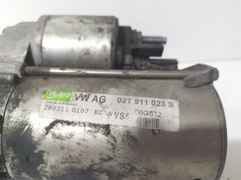 Recambio de motor arranque para seat ibiza iv (6j5, 6p1) 1.4 referencia OEM IAM 02T911023S  