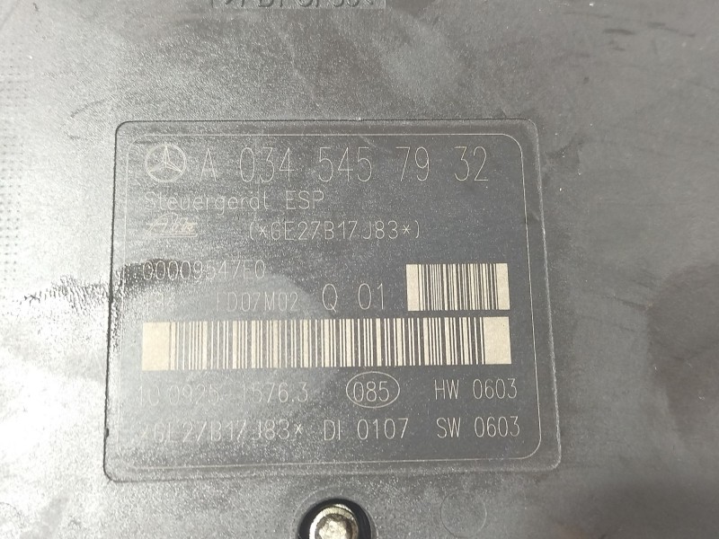 Recambio de abs para mercedes-benz clase c coupé (cl203) c 220 cdi (203.708) referencia OEM IAM A0054314312  
