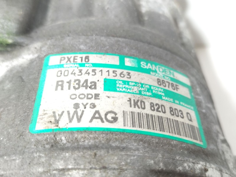 Recambio de compresor aire acondicionado para seat leon (1p1) 2.0 tdi 16v referencia OEM IAM 1K0820803Q  
