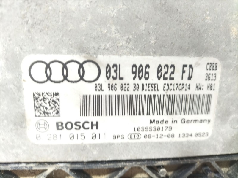 Recambio de centralita motor uce para audi a3 sportback (8pa) 2.0 tdi 16v referencia OEM IAM 03L906022FD  