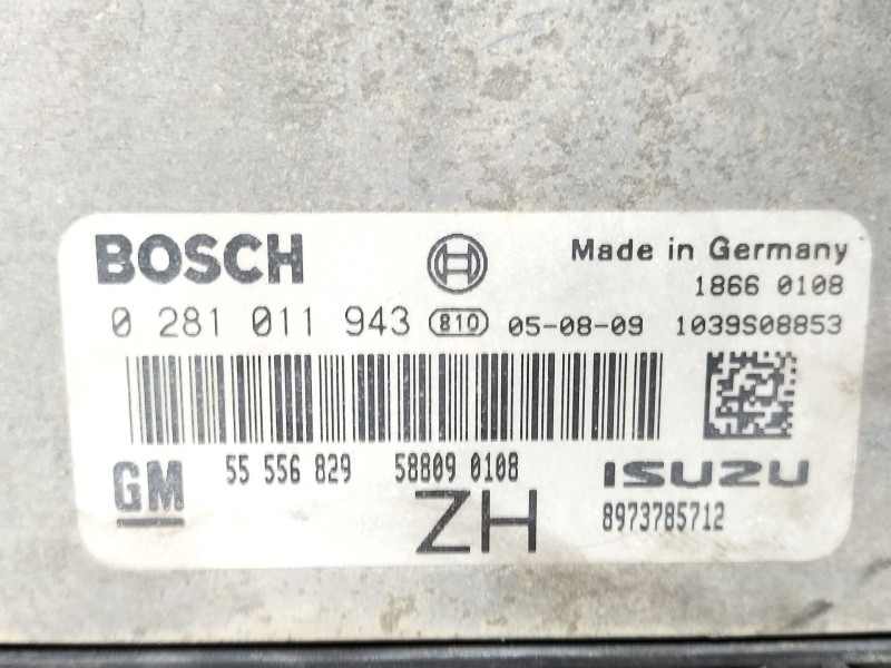 Recambio de centralita motor uce para opel astra h (a04) 1.7 cdti (l48) referencia OEM IAM 55556829  