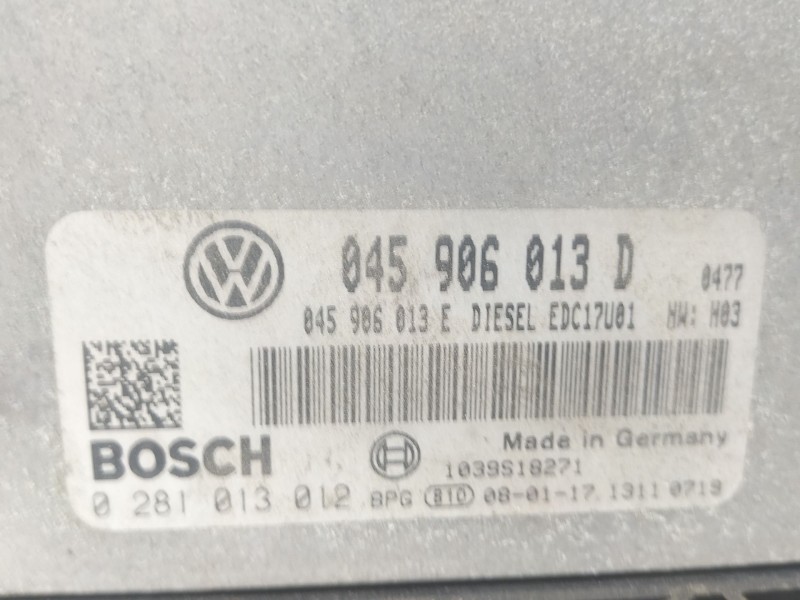 Recambio de centralita motor uce para seat ibiza iii (6l1) 1.4 tdi referencia OEM IAM 045906013D  
