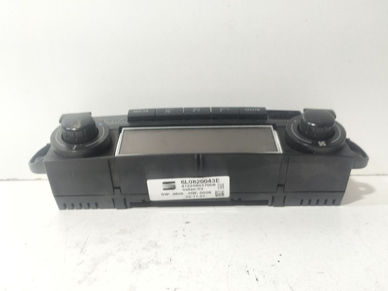 Recambio de mando climatizador para seat ibiza iii (6l1) 1.4 tdi referencia OEM IAM 6L0820043E  
