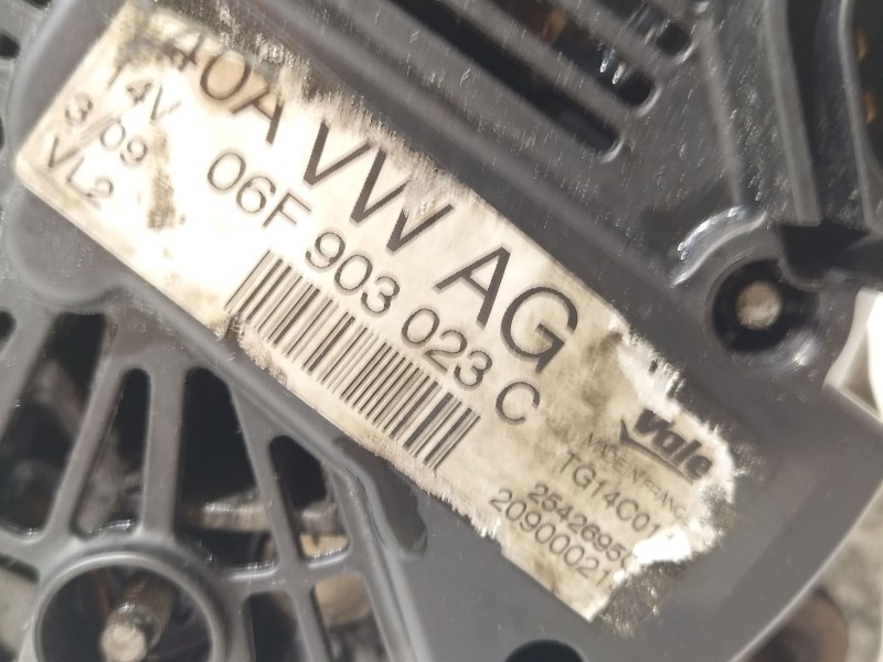 Recambio de alternador para audi a3 sportback (8pa) 2.0 tdi 16v referencia OEM IAM 06F903023C  