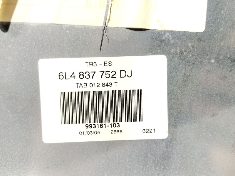 Recambio de elevalunas delantero derecho para seat cordoba (6l2) 1.9 sdi referencia OEM IAM 6L4837752DJ  
