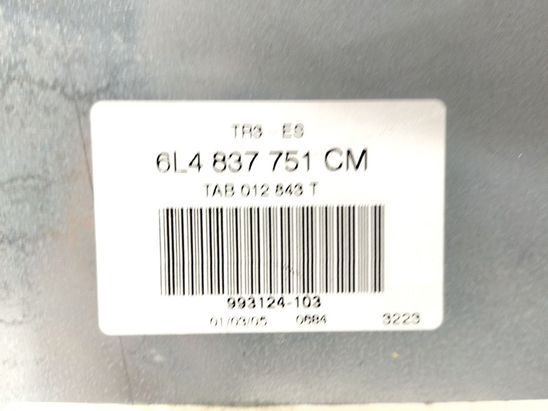 Recambio de elevalunas delantero izquierdo para seat cordoba (6l2) 1.9 sdi referencia OEM IAM 6L4837751CM  