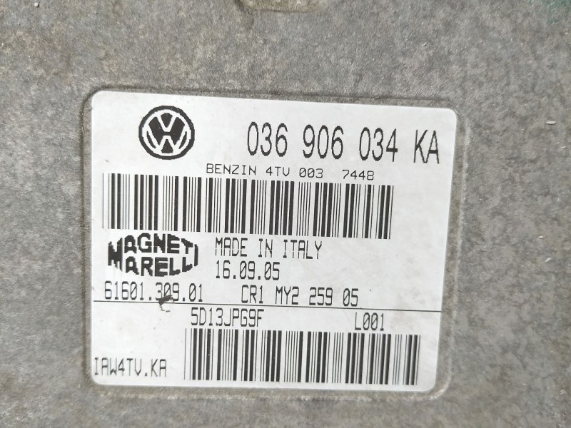 Recambio de centralita motor uce para volkswagen polo iv (9n_, 9a_) 1.4 16v referencia OEM IAM 036906034KA  