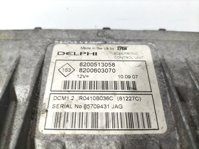 Recambio de centralita motor uce para dacia logan (ls_) 1.5 dci (ls0k) referencia OEM IAM 8200513058  
