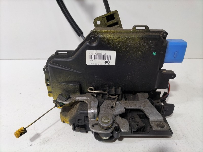 Recambio de cerradura puerta trasera derecha para skoda octavia ii (1z3) 1.9 tdi referencia OEM IAM 7L0839016D  