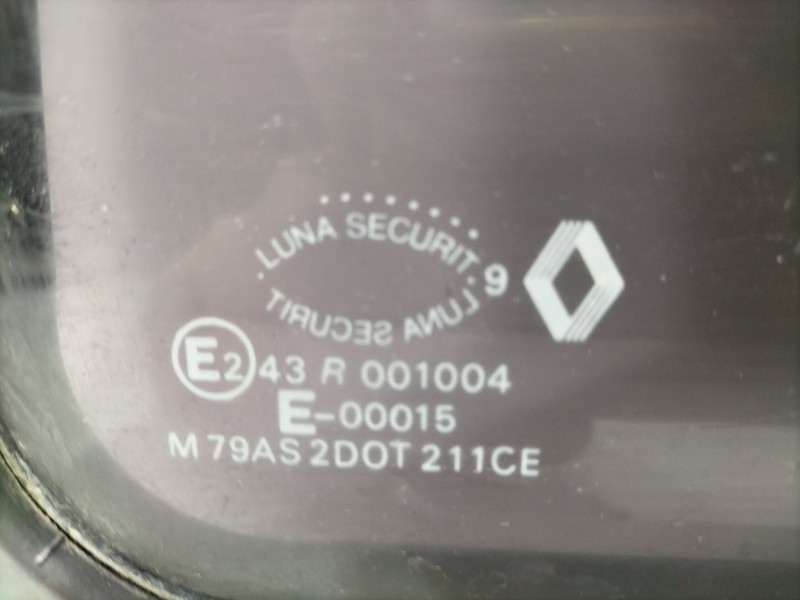 Recambio de luna trasera izquierda para renault super 5 (b/c40_) 1.1 (b/c/401, b/c40h) referencia OEM IAM Renault Super 5  