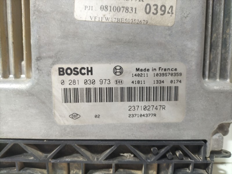 Recambio de centralita motor uce para renault kangoo express (fw0/1_) 1.5 dci 85 (fw0k, fw0l, fw0b) referencia OEM IAM 237102747