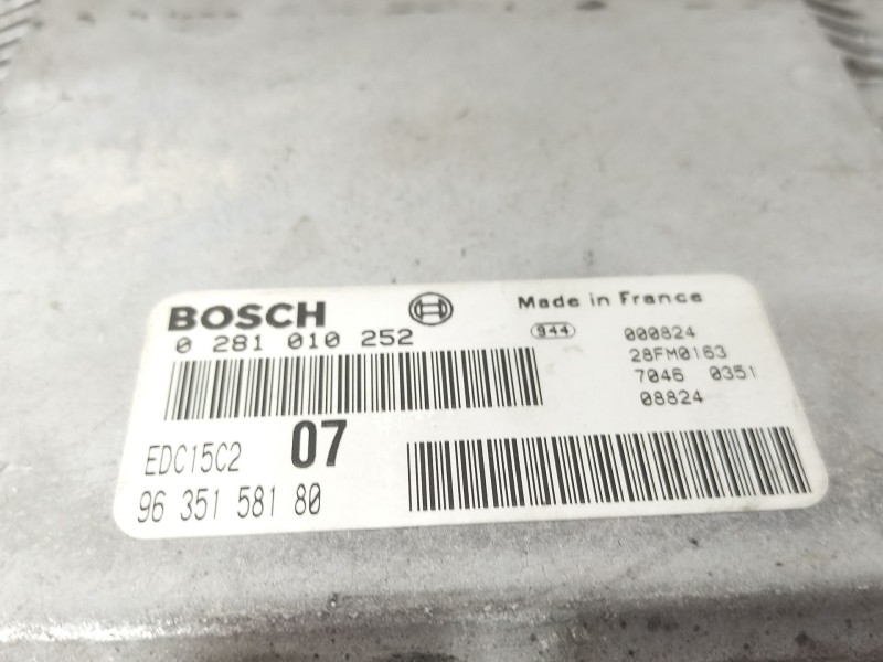 Recambio de centralita motor uce para citroën xantia berlina 2.0 hdi sx referencia OEM IAM 9635158180  