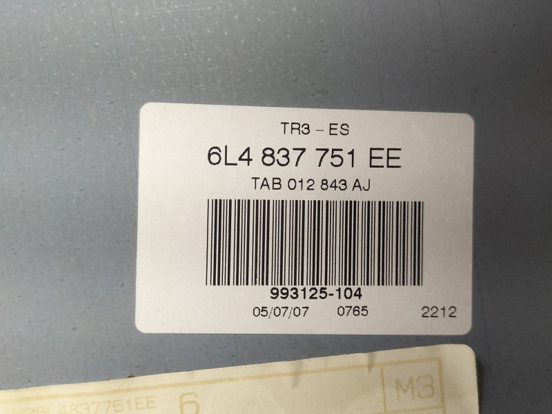 Recambio de elevalunas delantero izquierdo para seat ibiza iii (6l1) 1.9 tdi referencia OEM IAM 6L4837751EE  