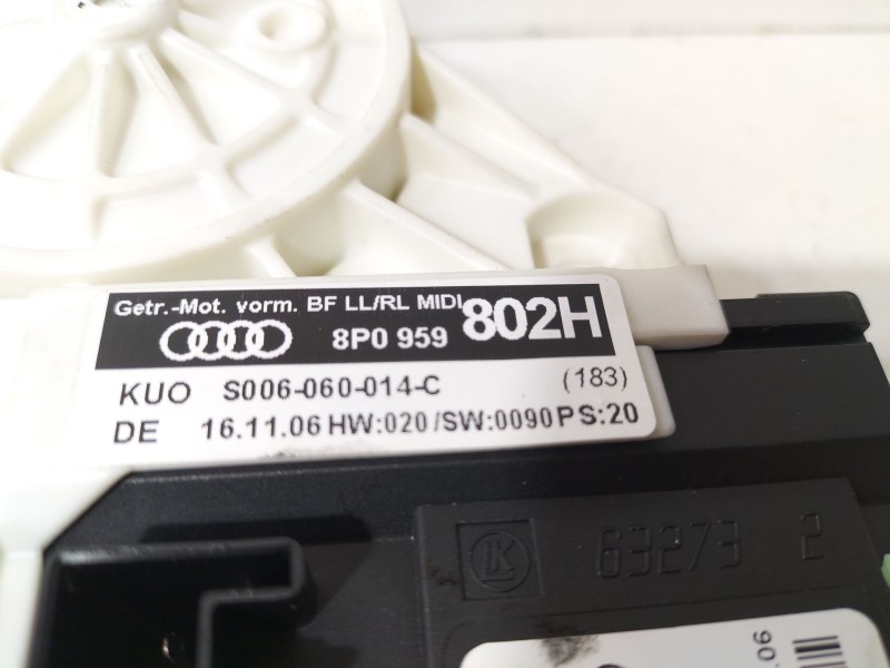 Recambio de motor elevalunas delantero derecho para audi a3 (8p) 1.8 tfsi limited edition referencia OEM IAM 8P0959802H  