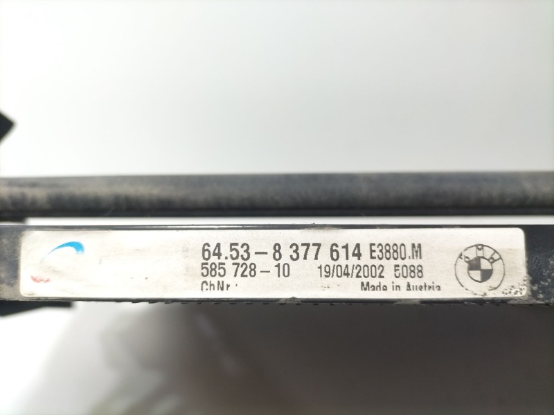 Recambio de condensador aire acondicionado para bmw serie 3 coupe (e46) 318 ci referencia OEM IAM 64538377614  