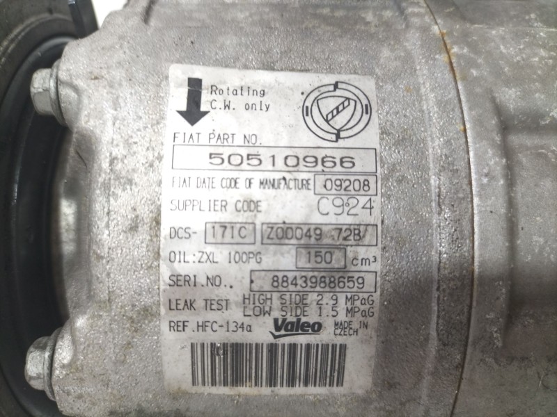 Recambio de compresor aire acondicionado para alfa romeo 159 (939_) 1.9 jtdm 16v (939axc1b, 939axc12) referencia OEM IAM 5051096