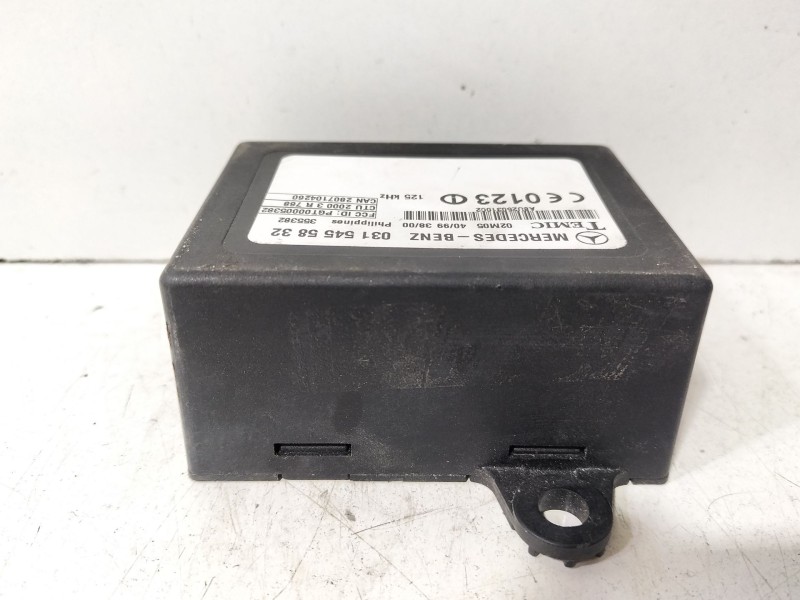 Recambio de modulo inmovilizador para mercedes-benz sprinter 02.00  caja cerrada 2.2 cdi cat referencia OEM IAM 0315455832  