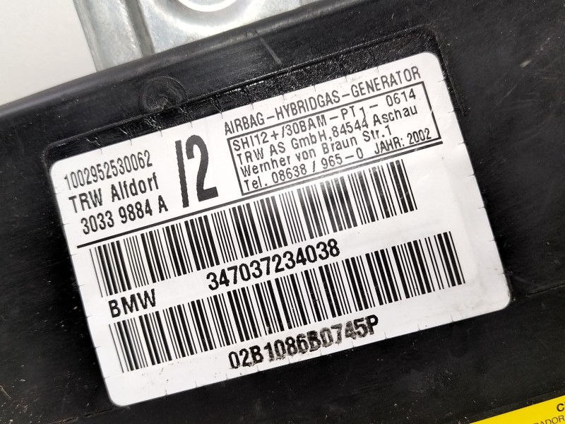 Recambio de airbag delantero derecho para bmw serie 3 coupe (e46) 318 ci referencia OEM IAM 30339884A  