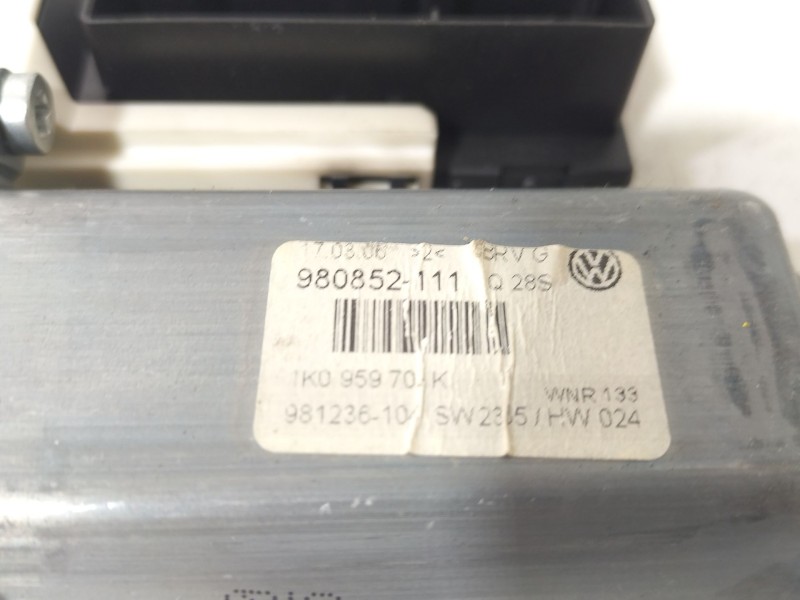 Recambio de motor elevalunas delantero derecho para volkswagen passat b6 (3c2) 2.0 tdi referencia OEM IAM 1K0959702K  