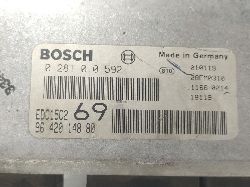 Recambio de centralita motor uce para peugeot 306 break (7e, n3, n5) 2.0 hdi 90 referencia OEM IAM 9642014880  