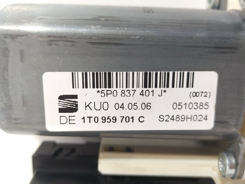 Recambio de motor elevalunas delantero izquierdo para seat toledo iii (5p2) 2.0 tdi referencia OEM IAM 1T0959701C  